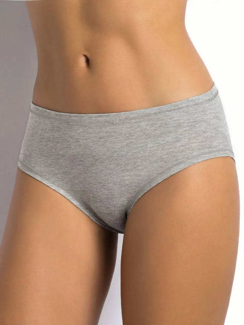 Si'èLei Natural Cotton 1449 slip alto grigio cotone bio