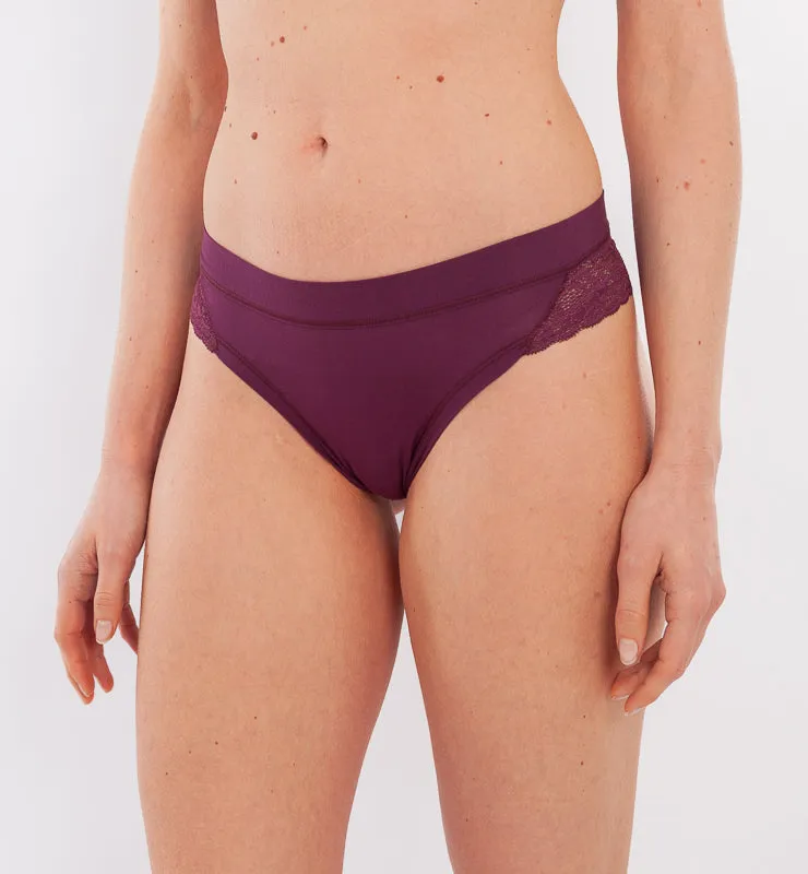 Casagin Brasiliana Pizzo Slip Nero M-L naturale
