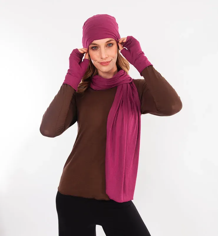 Casagin berretto Tencel cashmere conchiglia caldo