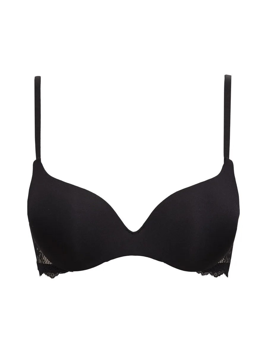 Si'èLei Pure Love 1974 push-up reggiseno nero pizzo