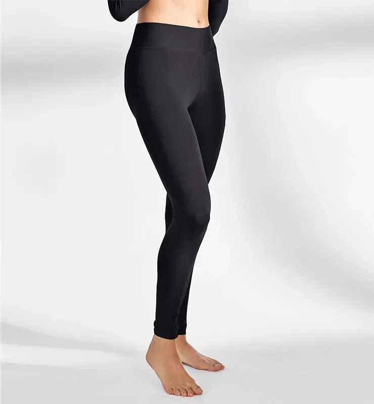 Casagin leggings nero donna in viscosa Ecovero