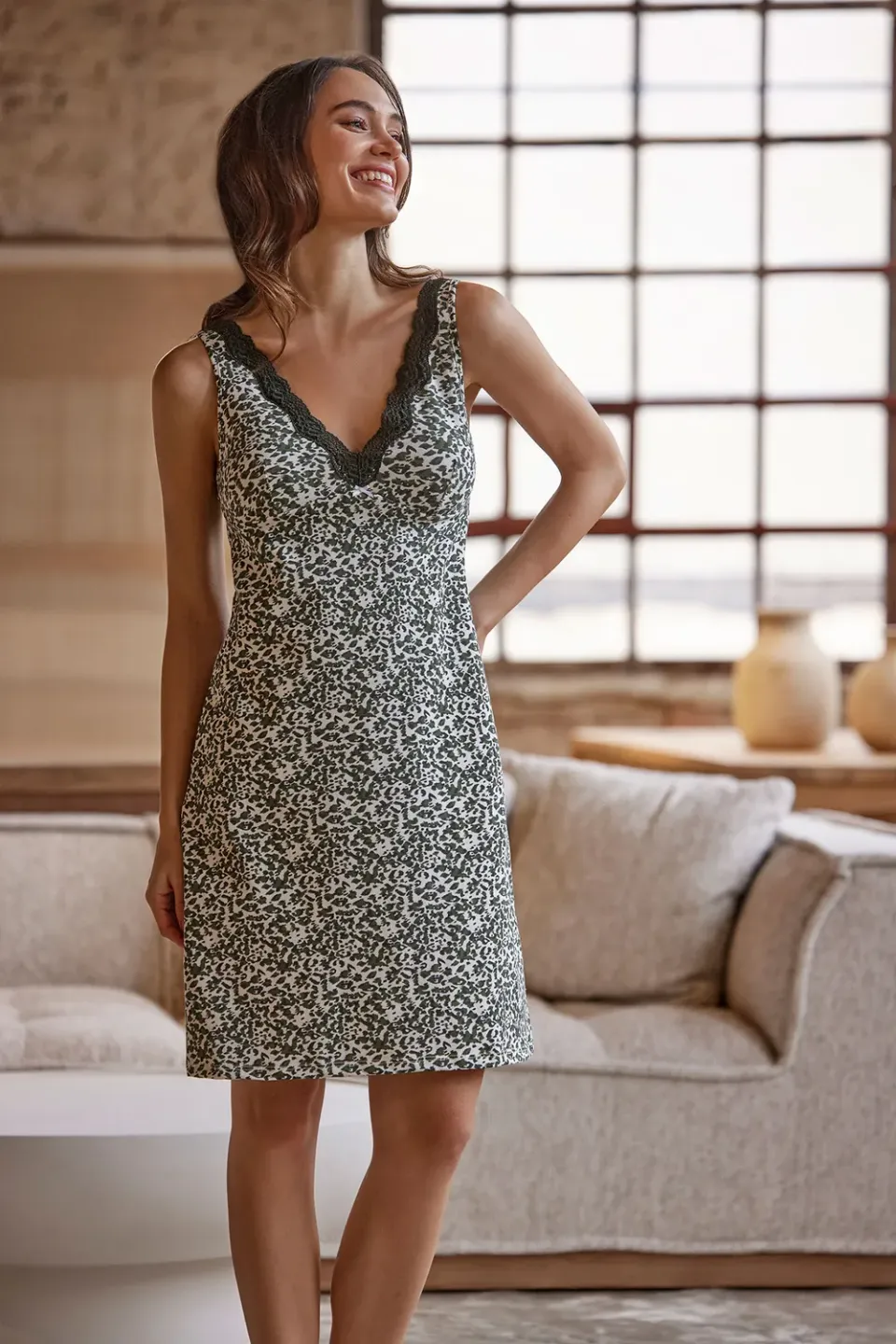 Janira Green Feline IM Combi sottoveste intera