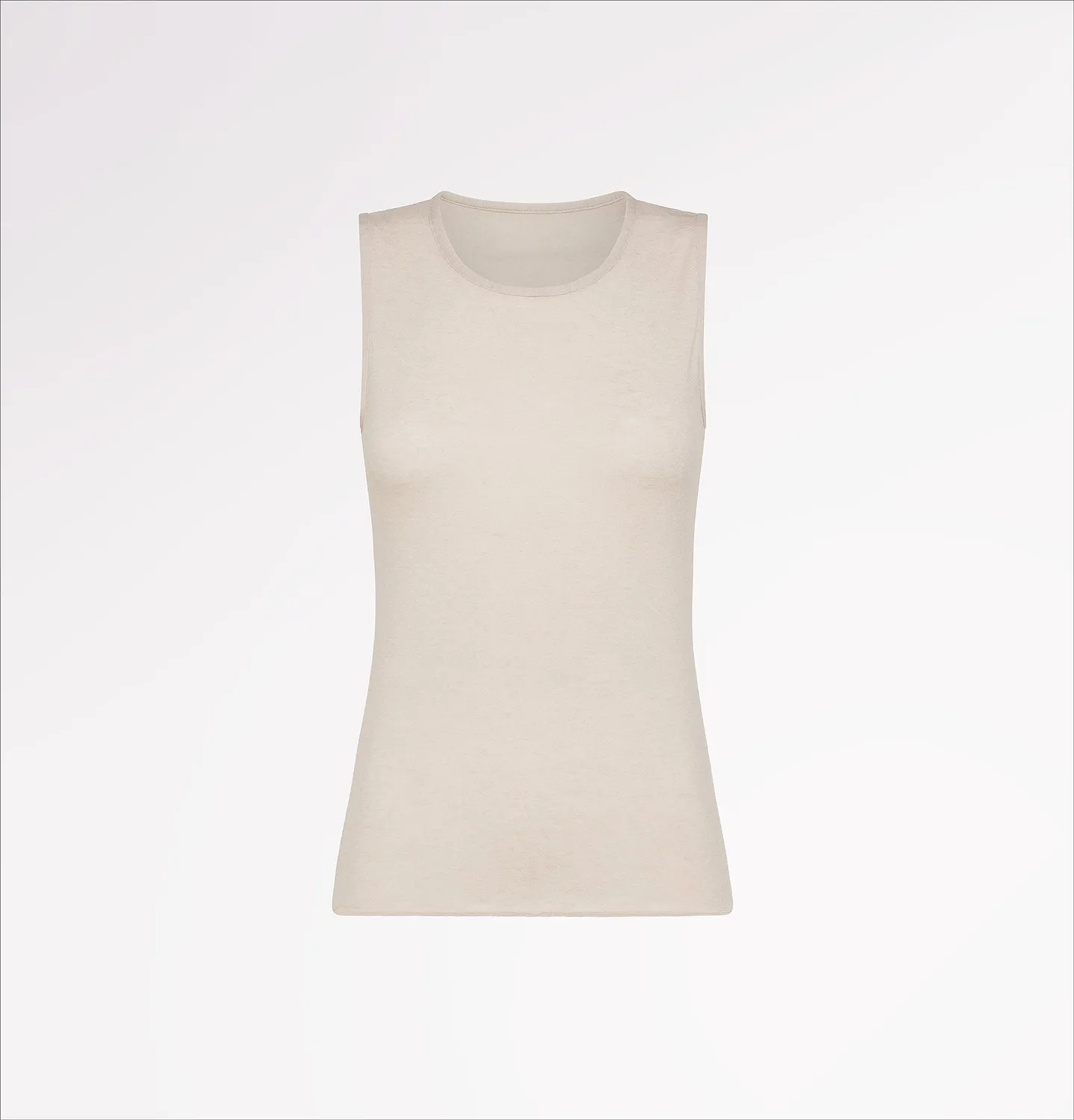 Casagin Canotta girocollo TENCEL cashmere nera calda