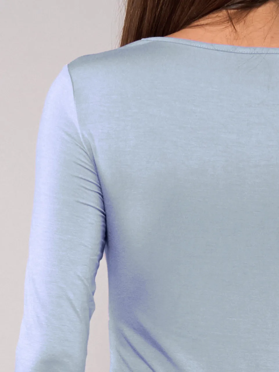 Si'èLei Today 6012 maglia denim manica lunga modal