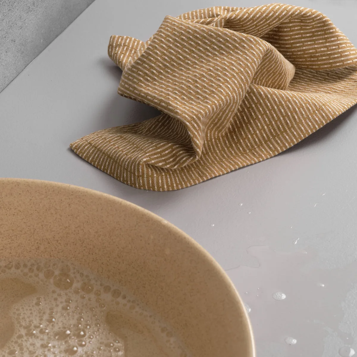 Casagin Cucina Eco Panno cotone biologico Grigio assorbente