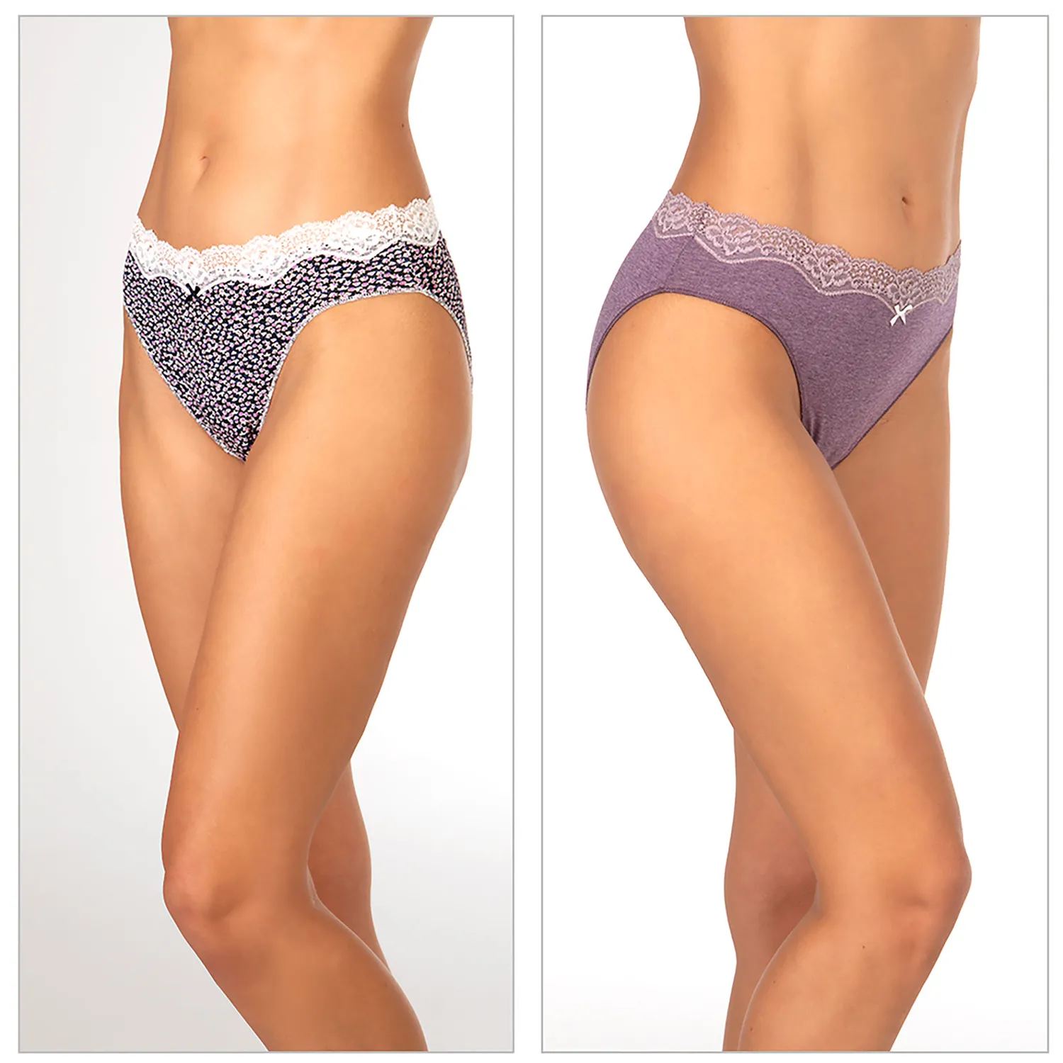Janira Purple Flow Brislip slip brasiliana 2 pezzi