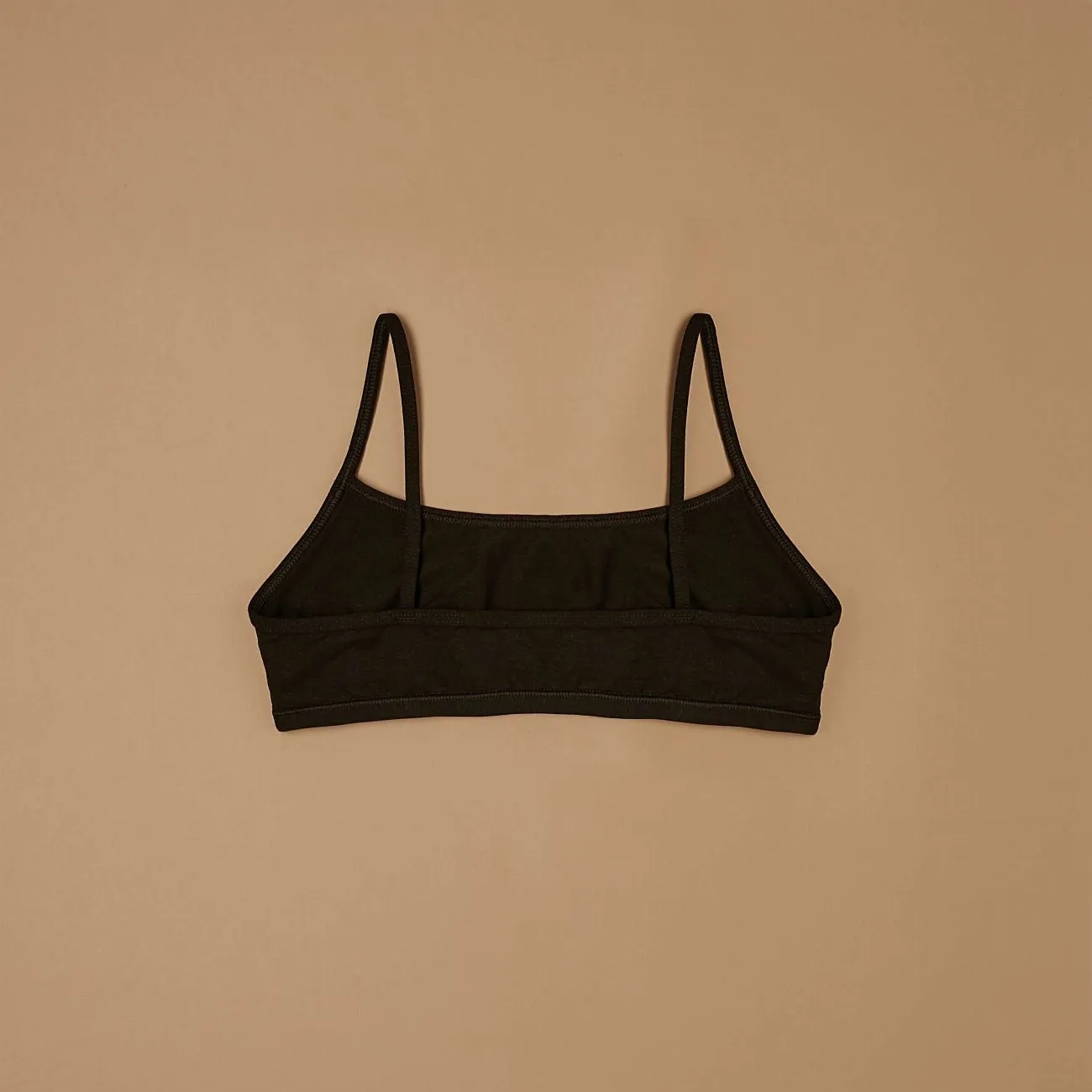 Jadea Basic Jenny bralette cotone modale nero leggero