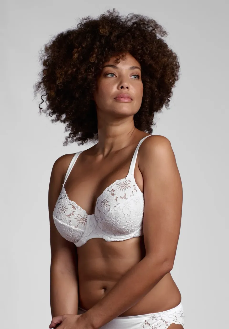 Lepel Belseno Pizzo Cotton 451 reggiseno balconcino bianco cotone