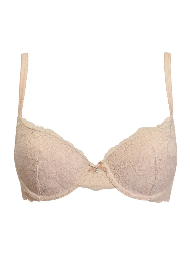 Si'èLei Allure 2684 Reggiseno imbottito Cipria pizzo