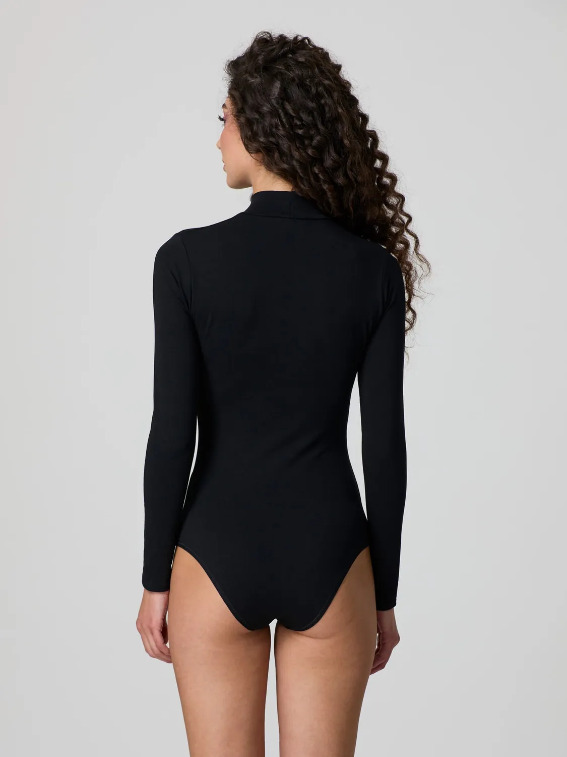 Jadea Basic 4153 body lupetto cotone nero