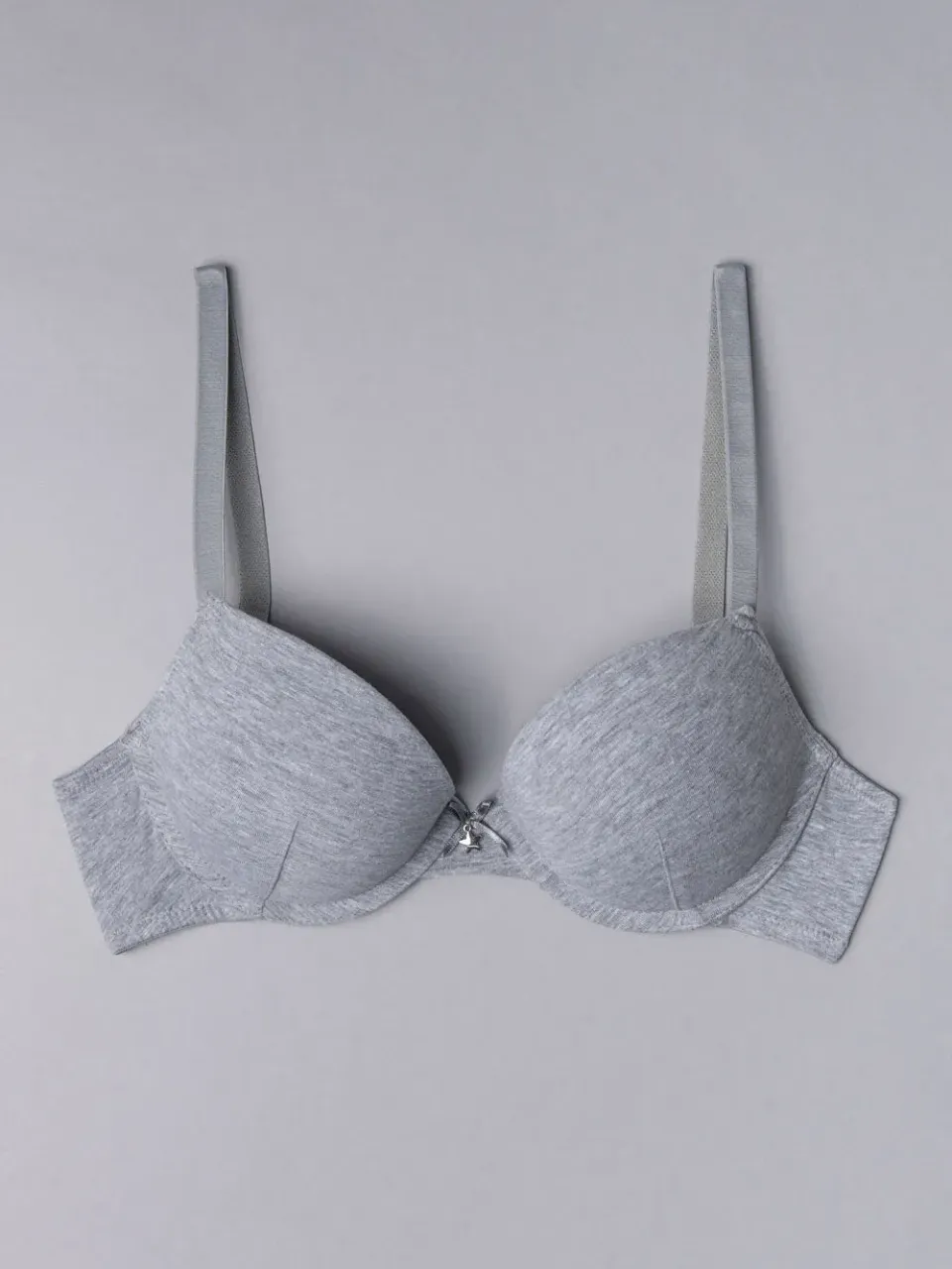 Si'èLei Natural Cotton 1444 push-up grigio melange cotone bio
