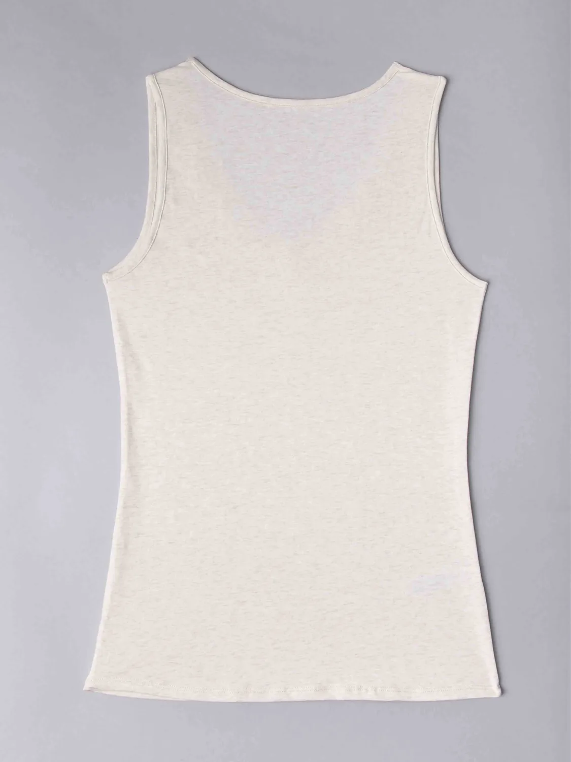 Si'èLei Natural Cotton 1436 canotta ecru melange cotone bio