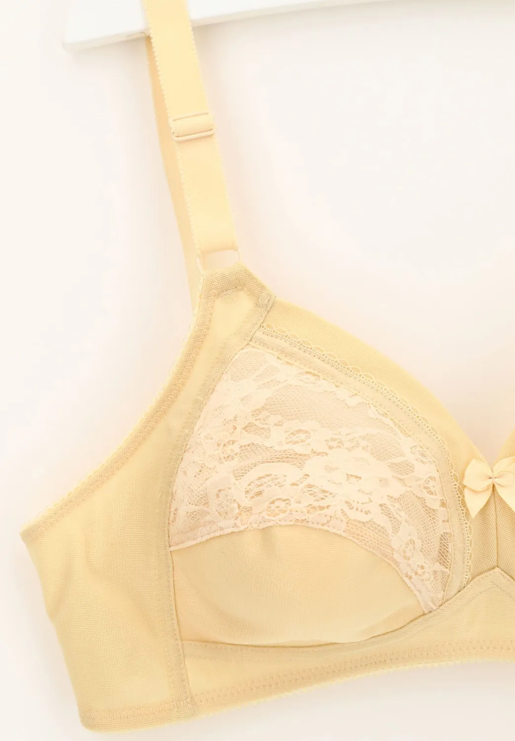 Lepel Classic Delia reggiseno senza ferretto champagne pizzo