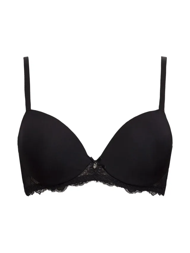 Si'èLei Pure Love 1976 reggiseno imbottito nero microfibra