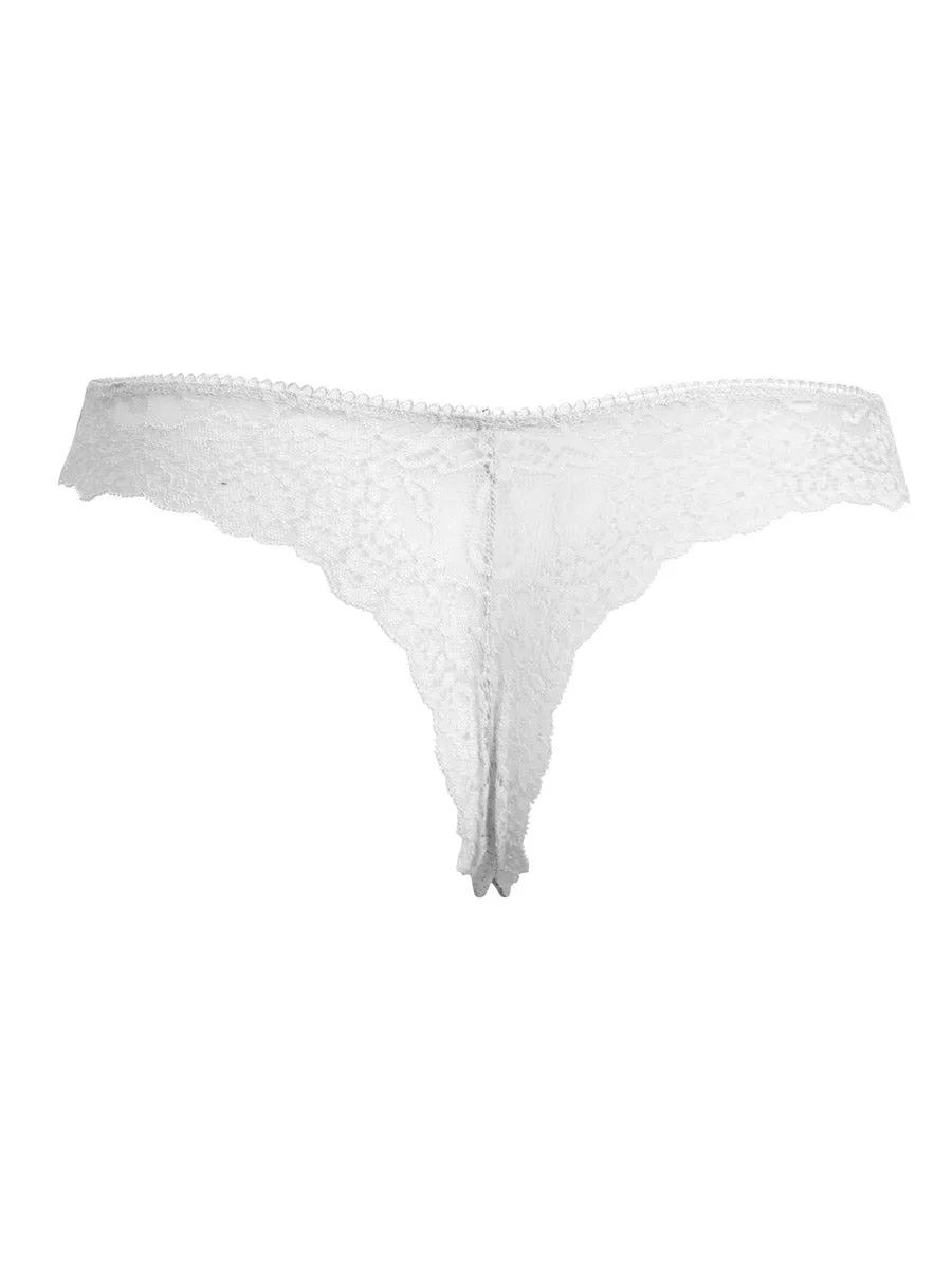 Si'èLei Allure 2673 Perizoma Bianco in Pizzo