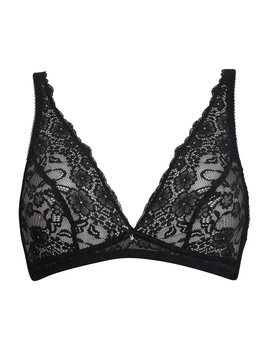 Si'èLei Allure 2678 triangolo pizzo nero