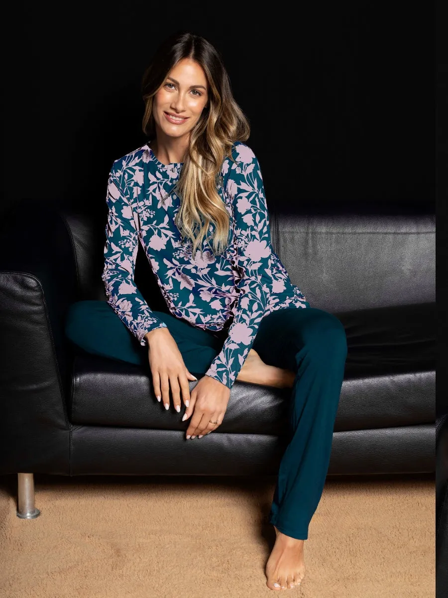 Si'èLei Verde Veronica FW16 Pigiama Ottanio Viscosa