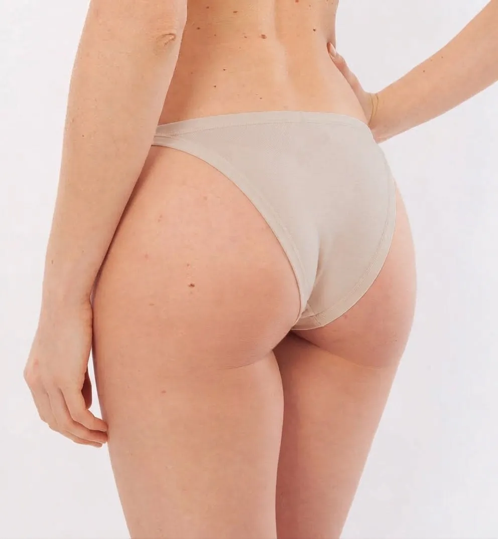 Casagin Tencel slip tanga bianco 2a traspirante