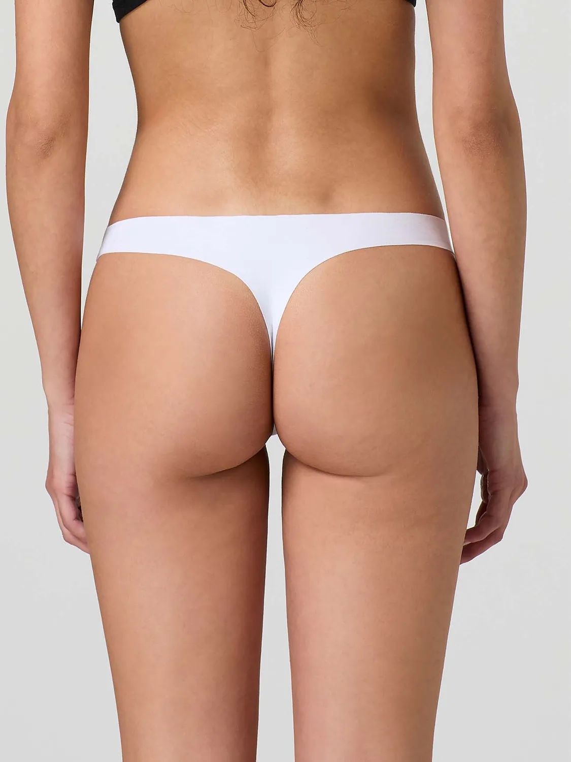 Jadea 8002 Perizoma Donna Cotone Nero Taglio Laser
