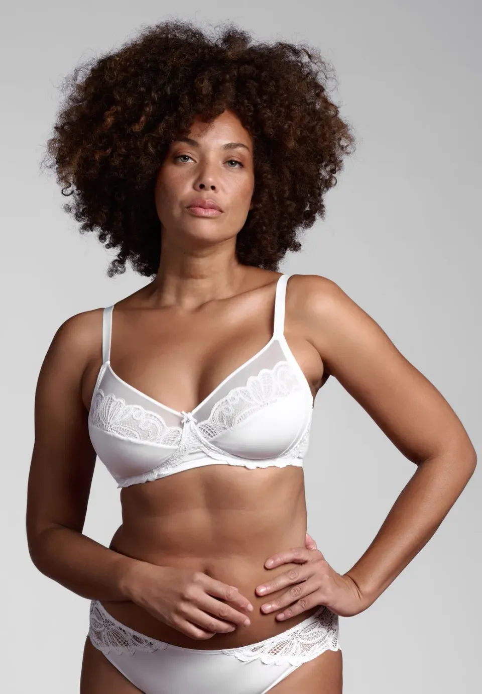 Lepel Belseno Allure 460 Reggiseno senza Ferretto Bianco Cotone