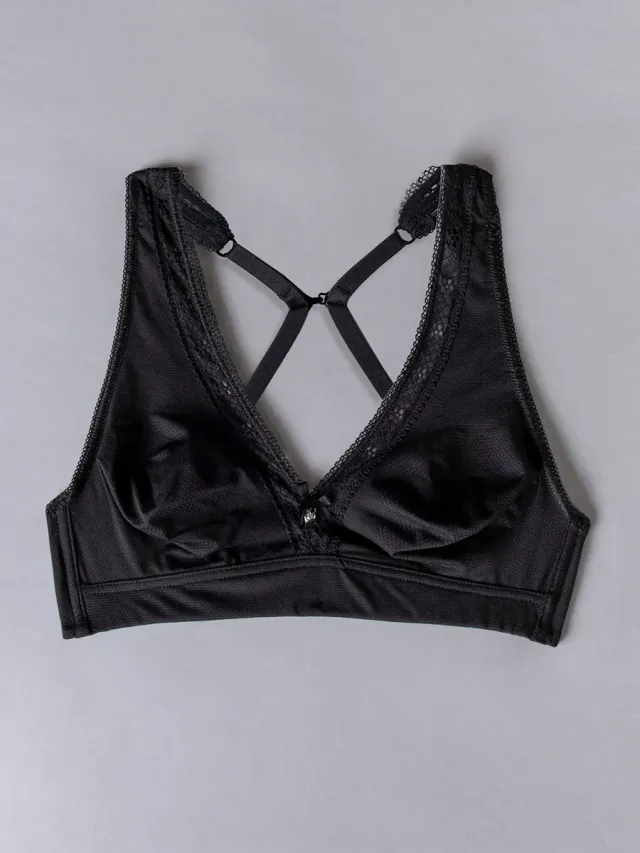 Si'èLei Darling 1886 reggiseno nero jacquard