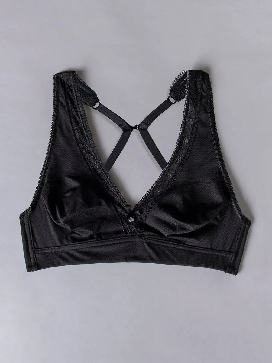 Si'èLei Darling 1886 reggiseno nero jacquard