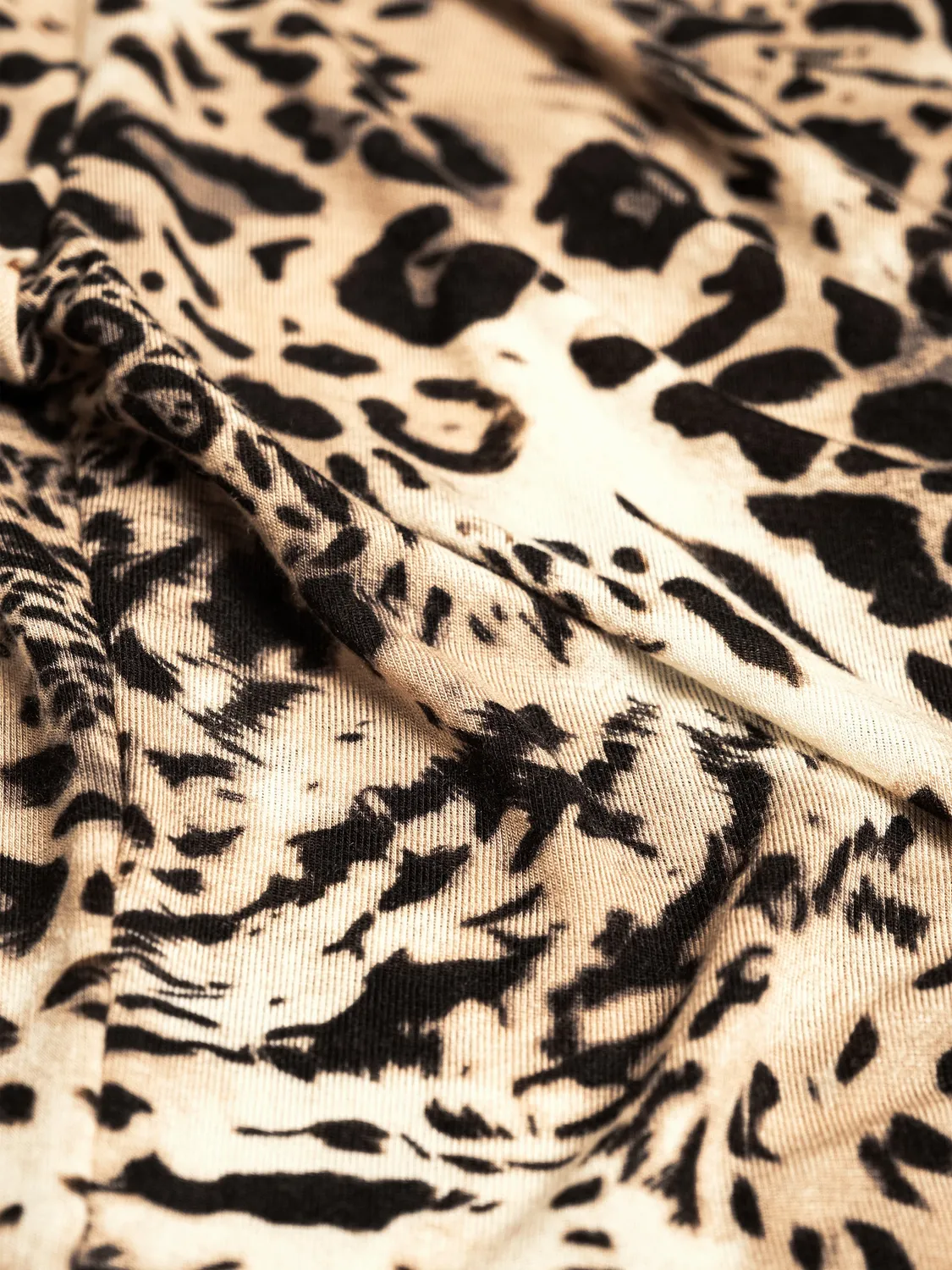 Jadea 4001 Maglia Animalier Cashmere Manica Lunga