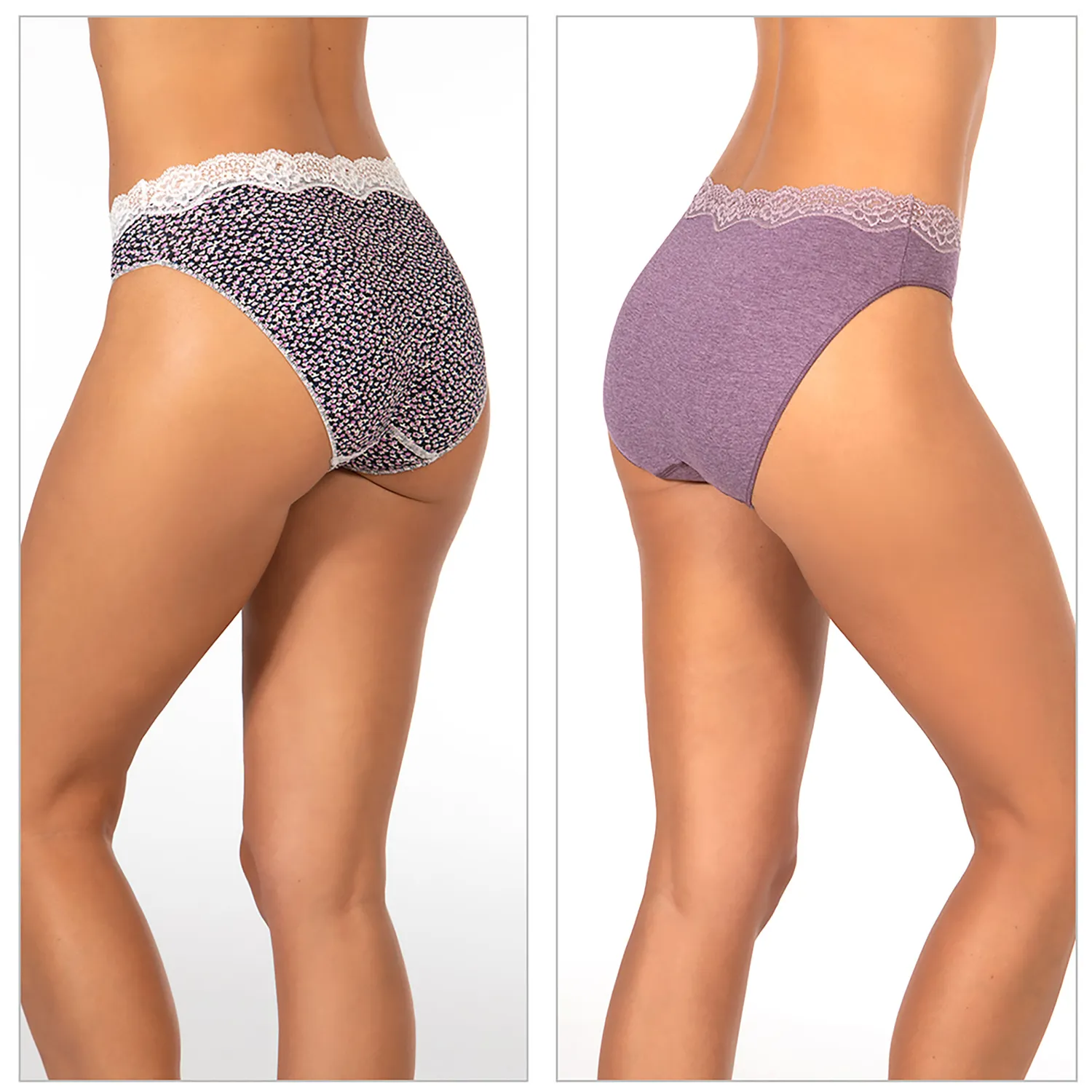 Janira Purple Flow Brislip slip brasiliana 2 pezzi