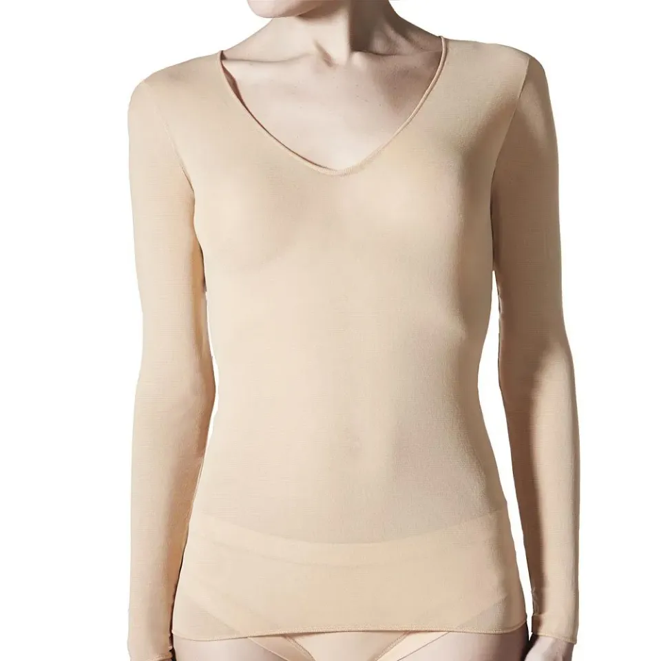 Janira Denis maglia intima manica lunga in tulle