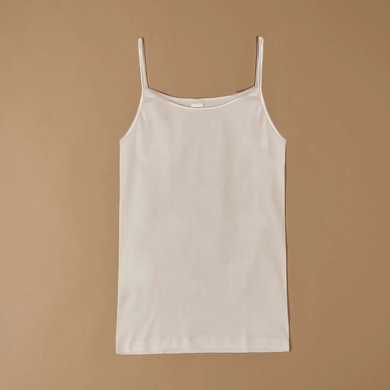Jadea 9003 top spalline strette bianco 3 pezzi cotone