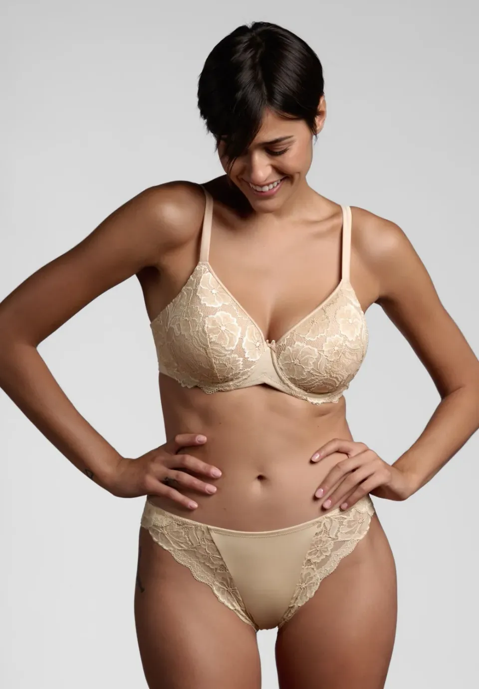 Lepel Belseno Pizzo 253 slip brasiliano fard in pizzo