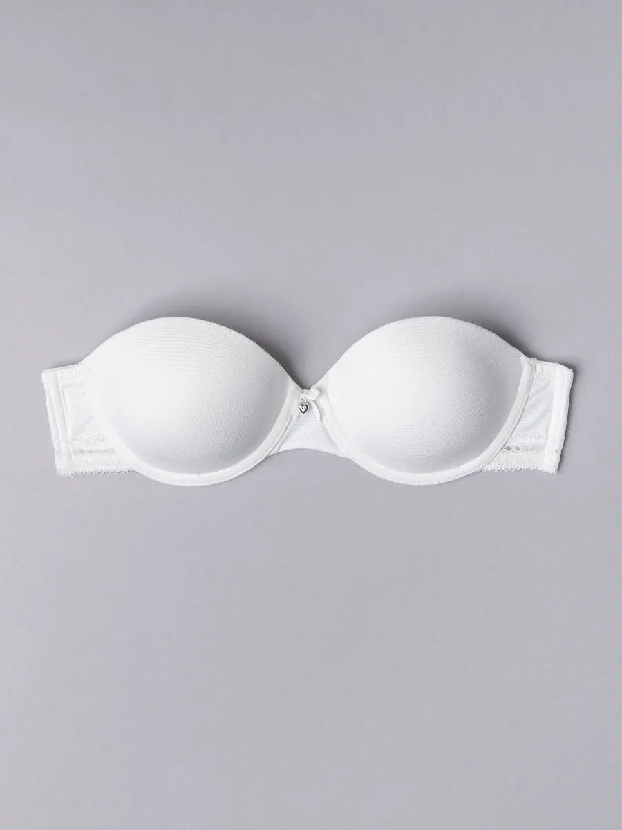 Si'èLei Darling 1880 reggiseno a fascia bianco latte