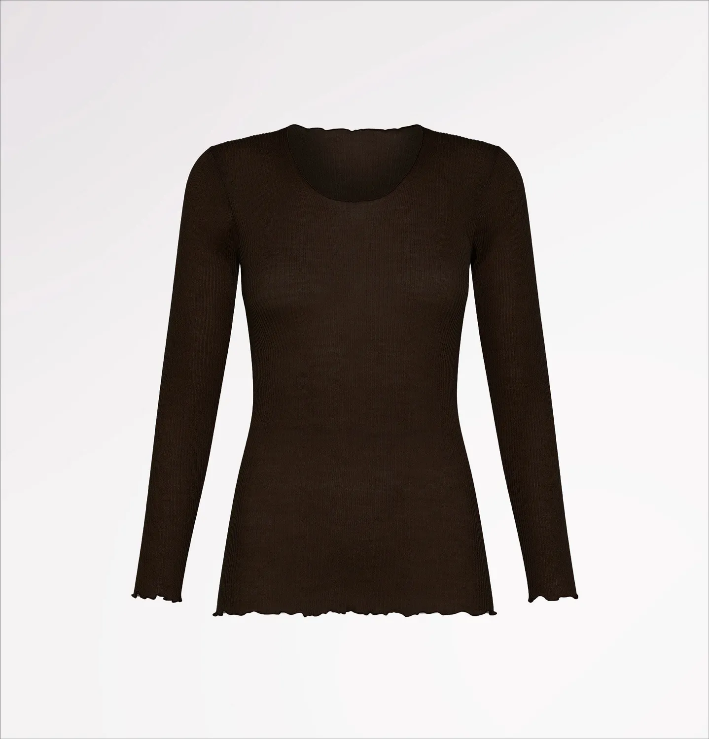 Casagin Maglia girocollo in lana donna calda senza cuciture