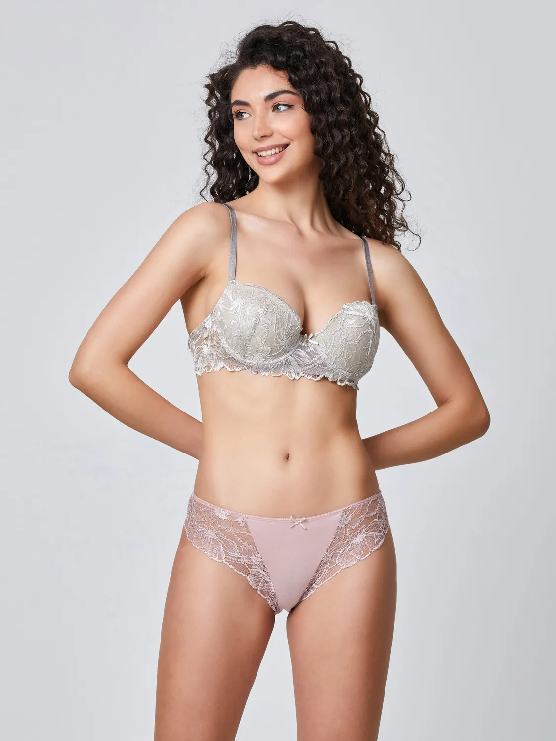 Jadea Divina 6680 slip donna cotone pizzo floreale