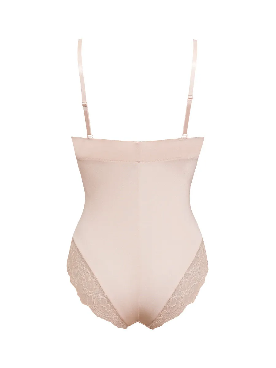 Si'èLei Pure Love 1978 body pizzo microfibra cipria