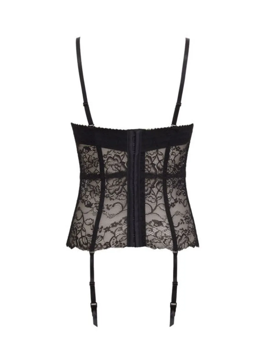 SièLei Pure Love 1971 guepiere nero pizzo