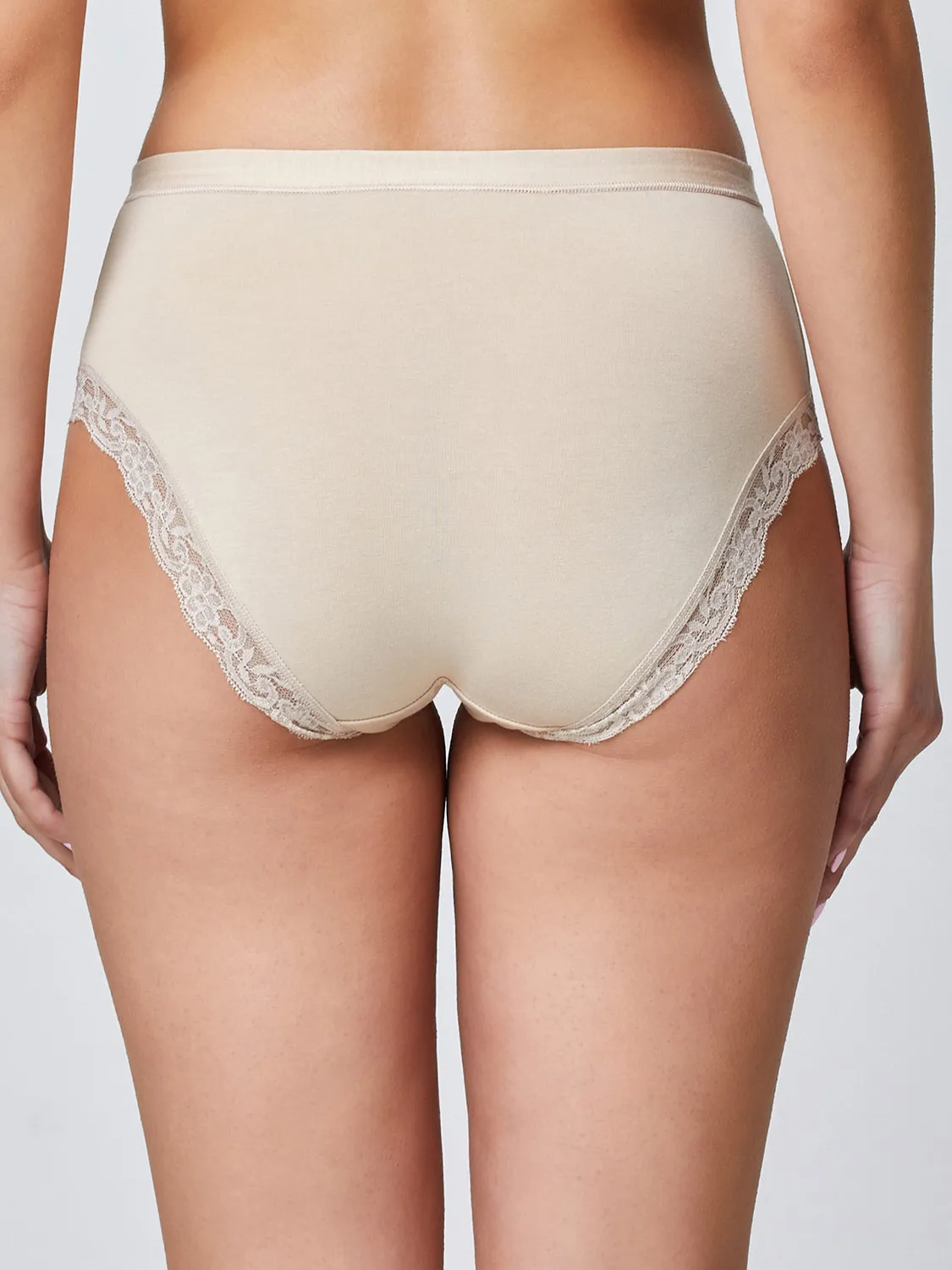 Jadea Basic 532 midi modal pizzo cipria
