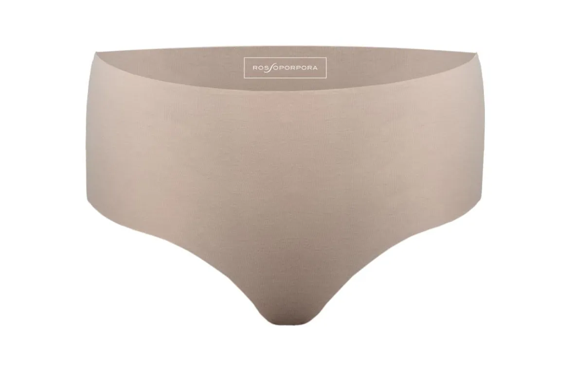 Rossoporpora Culotte Taglio Laser Slip Nero Nude Cotone
