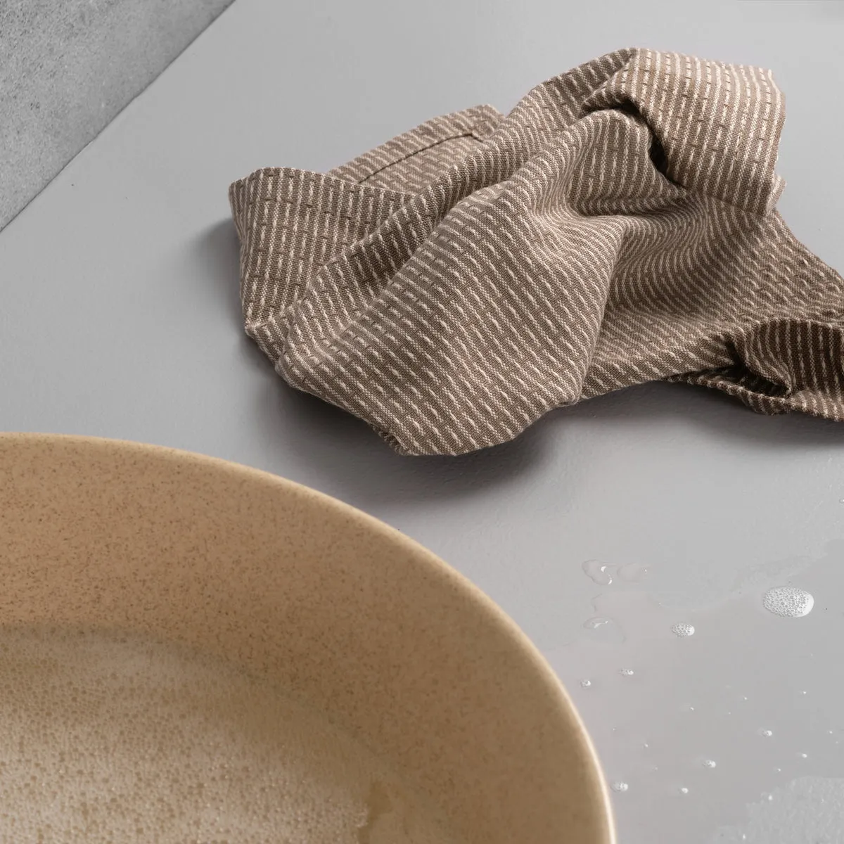 Casagin Cucina Eco Panno cotone biologico Grigio assorbente