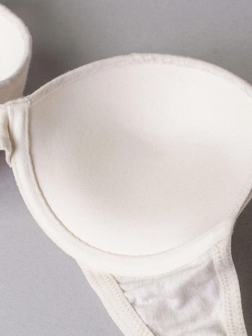 Si'èLei Natural Cotton 1444 reggiseno push-up ecru melange