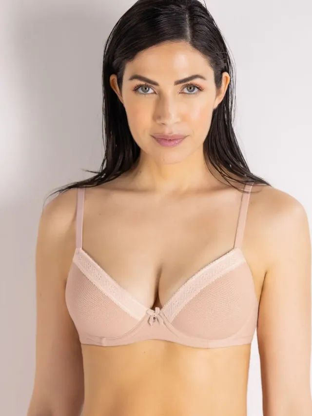 SièLei Darling 1882 reggiseno imbottito cipria jacquard