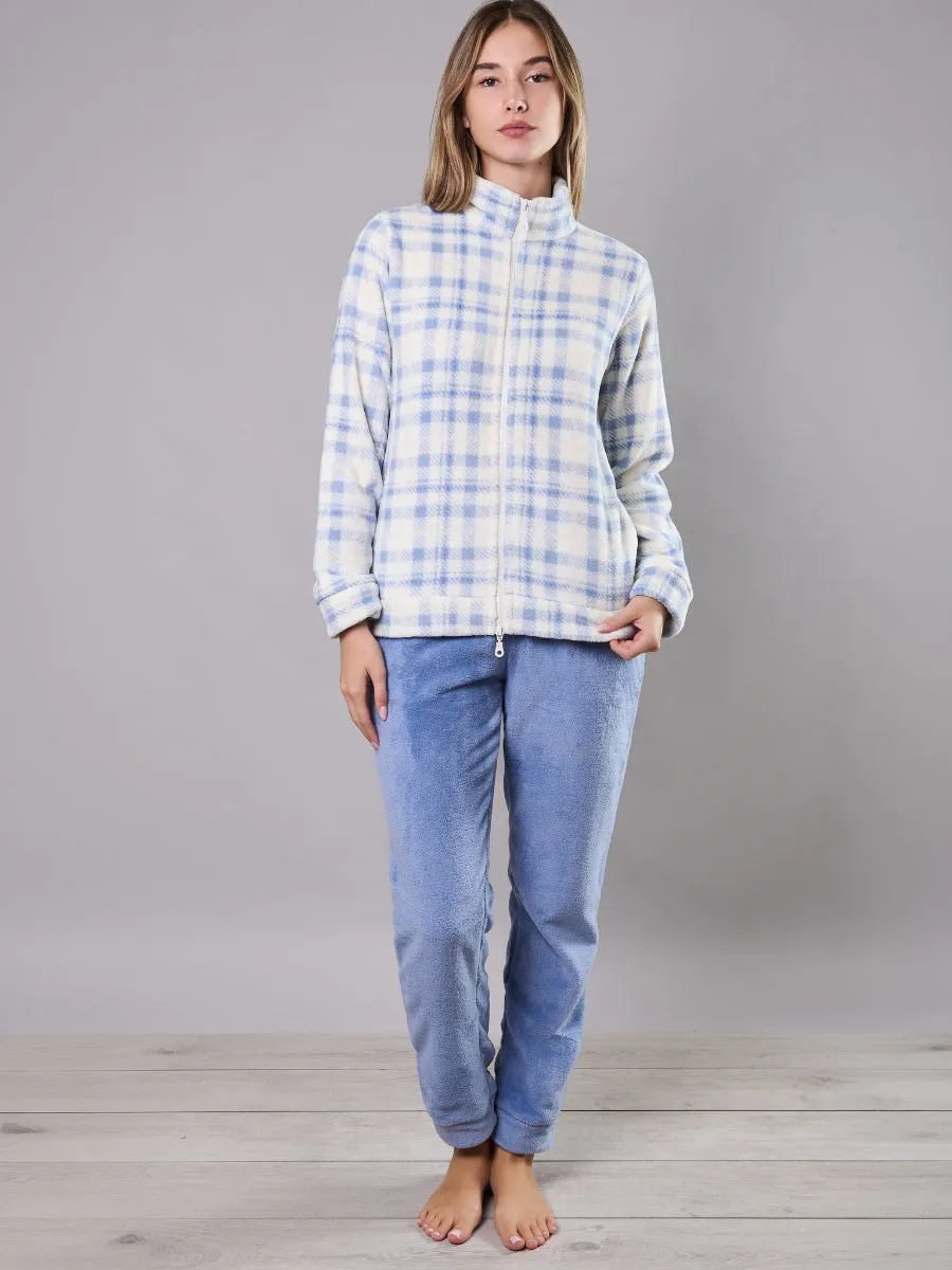 Si'èLei Taily Soft TI44 tuta azzurro coral check