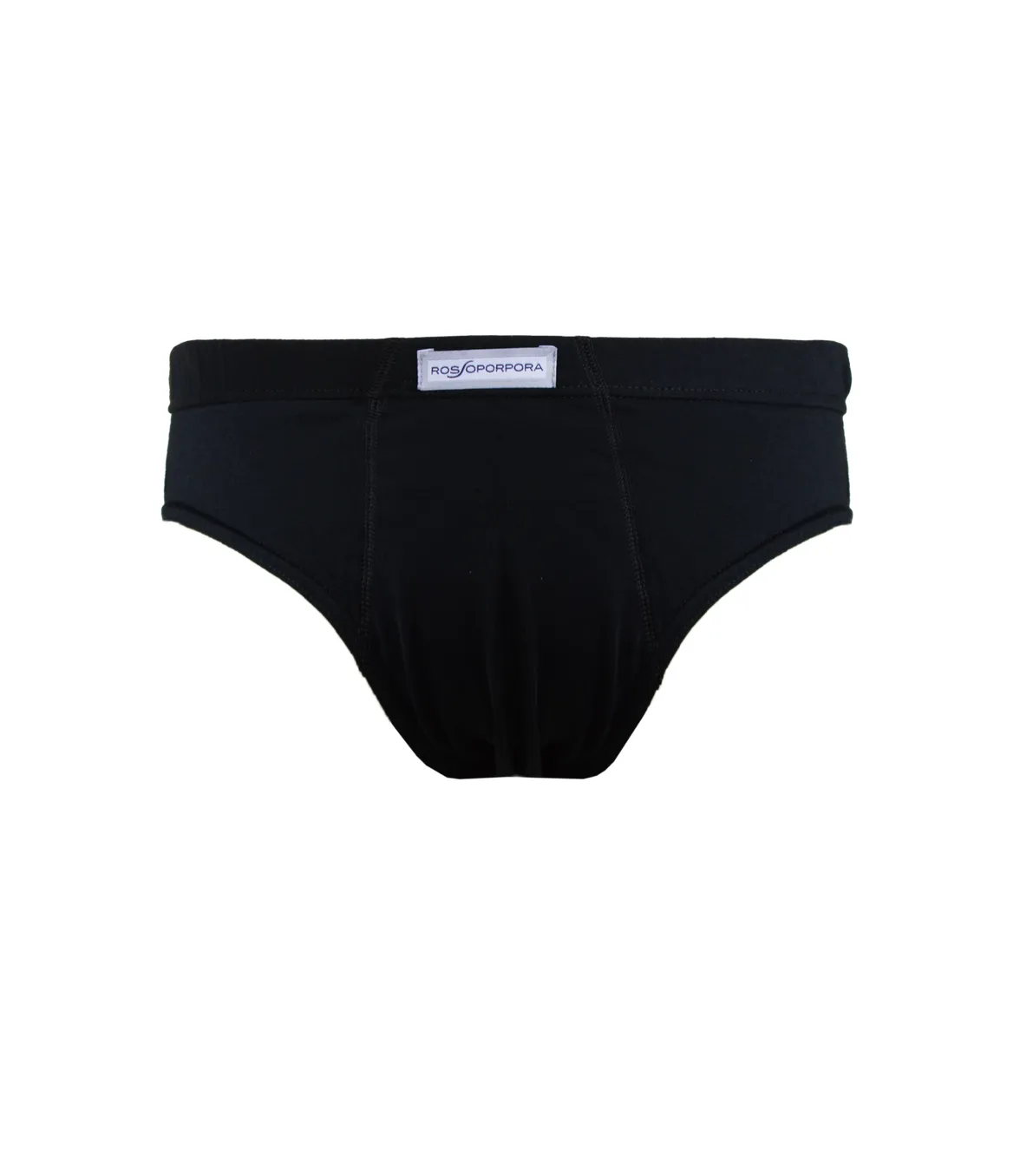 Rossoporpora Elastico Interno slip uomo cotone nero