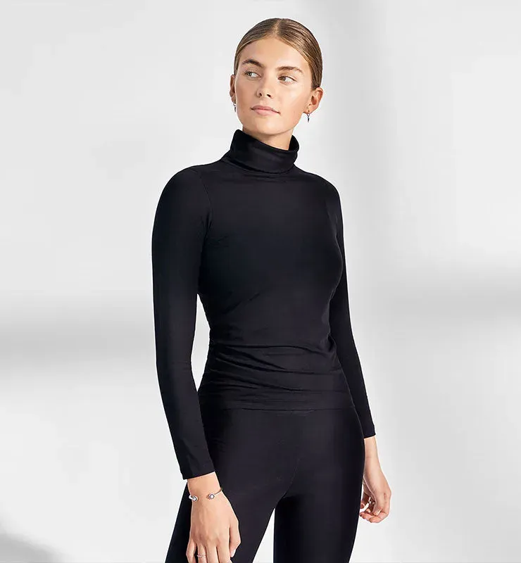 Casagin Dolcevita ECOVERO donna nero jersey aderente