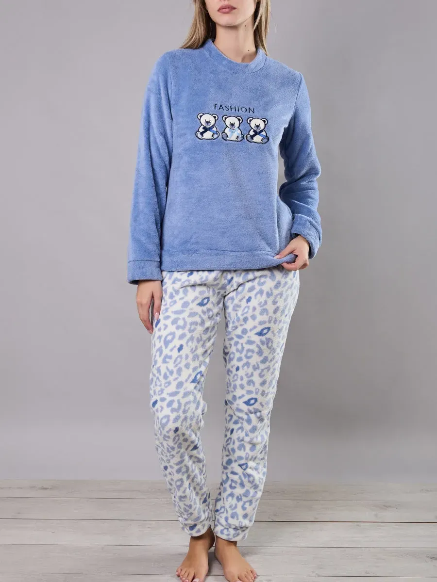 Si'èLei Trixy Soft TX42 pigiama coral azzurro