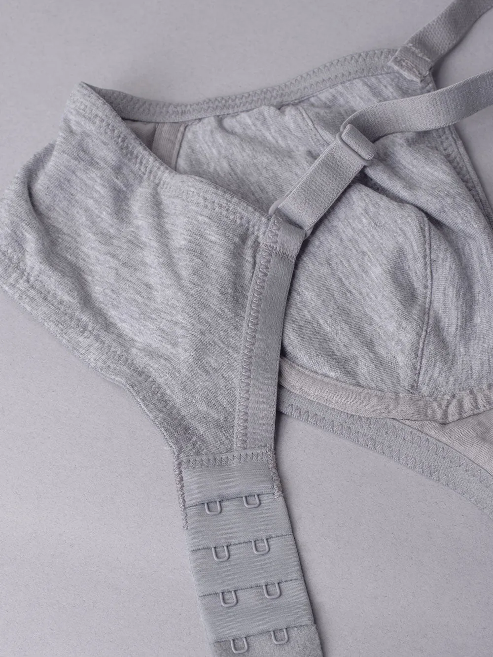 SièLei Natural Cotton 1440 reggiseno grigio cotone bio