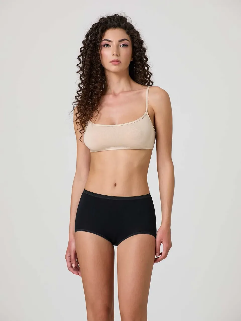 Jadea Basic 7005 culotte cotone bielastico 3 pezzi nere