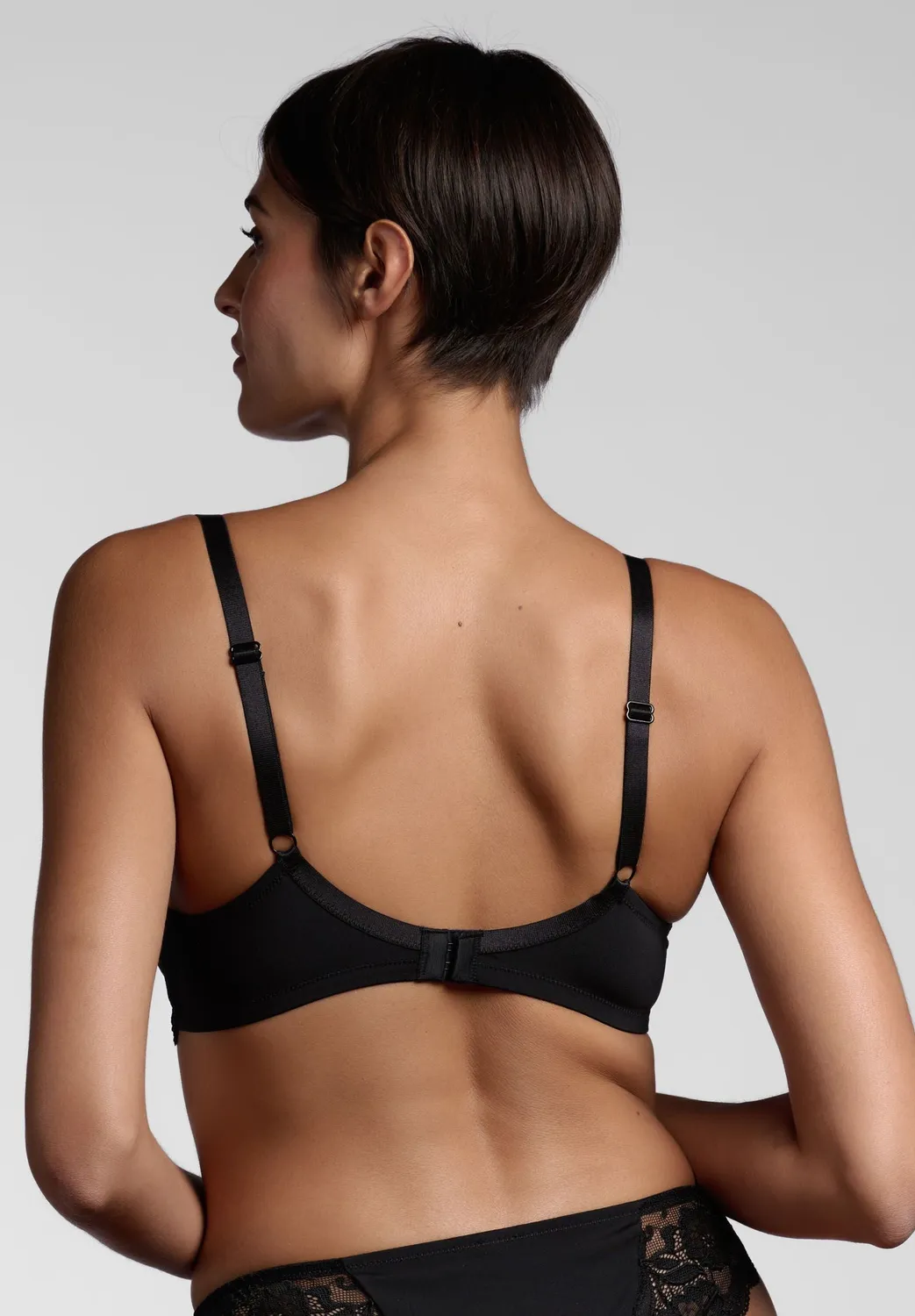 Lepel Belseno Pizzo 255 reggiseno balconcino nero coppe cotone