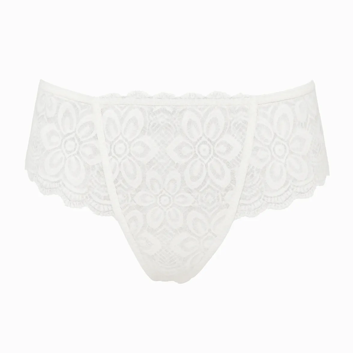 Rossoporpora Slip Brasiliana in Pizzo Nero Floreale