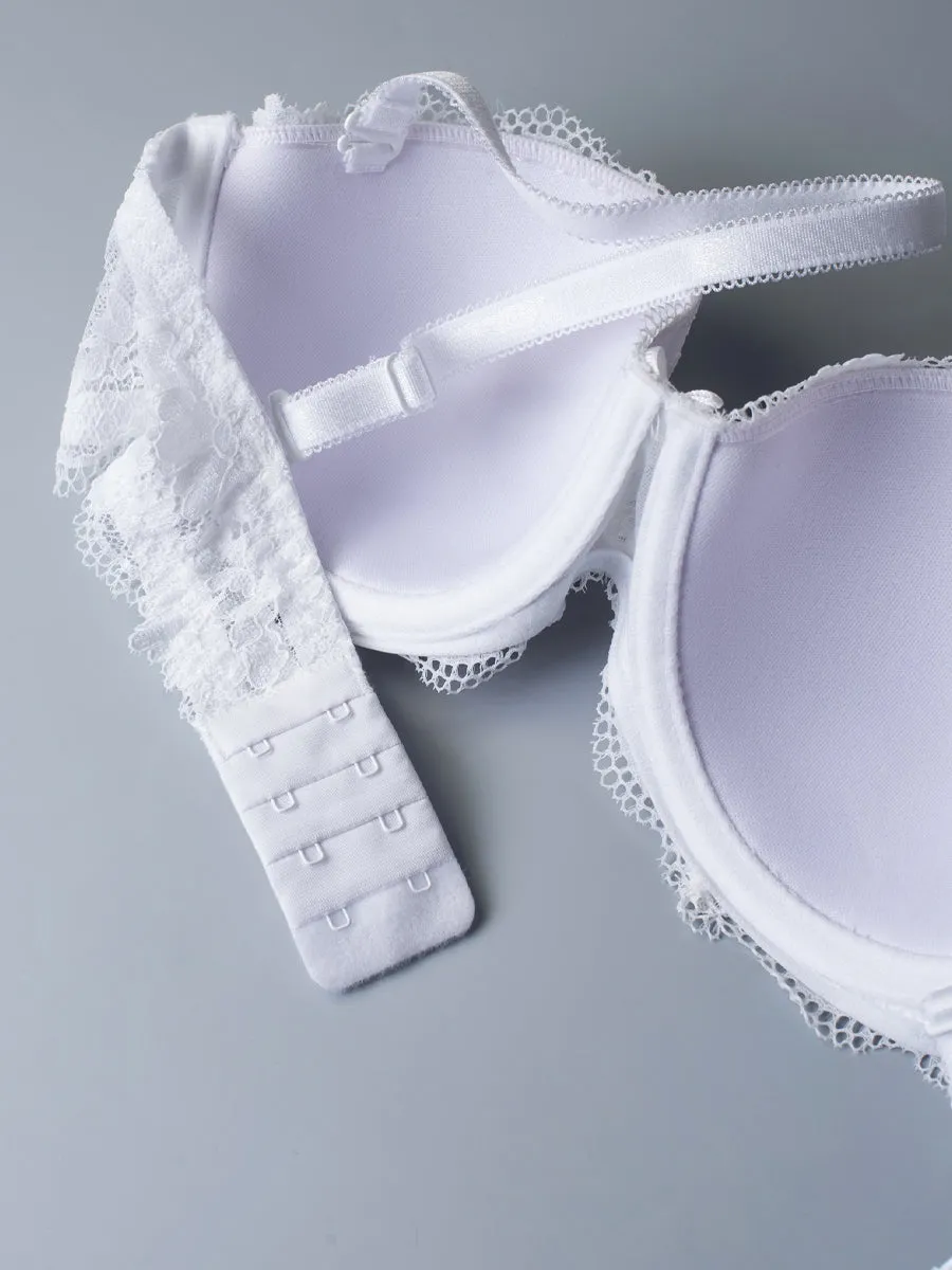 Si'èLei Wonder Lace 2450 Reggiseno Fascia Bianco
